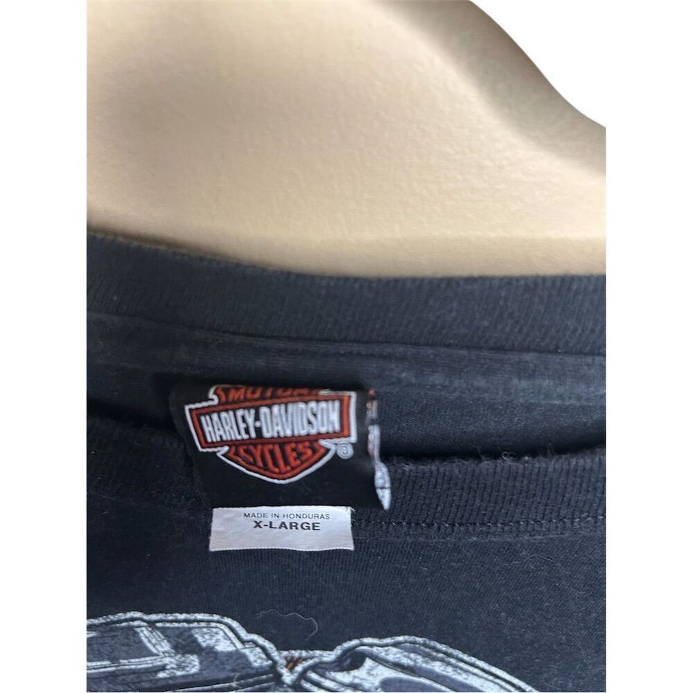 Harley-Davidson Men's XL Black Vintage Graphic T-Shirt Short Sleeve - Picture 3 of 4